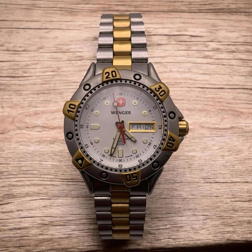 Wenger Ladies Watch Two Toned Good and Silver